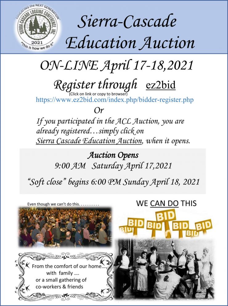 2021 SCLC Education Auction Poster